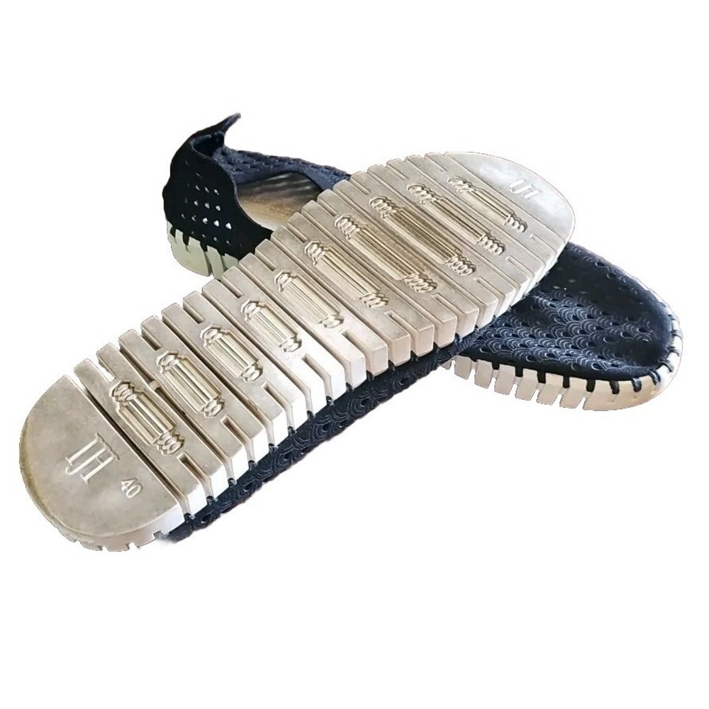 Ilse Jacobsen Slip On Flat Shoes Nonslip Black Women 40/9.5 Cute Comfy U08 - Picture 6 of 7